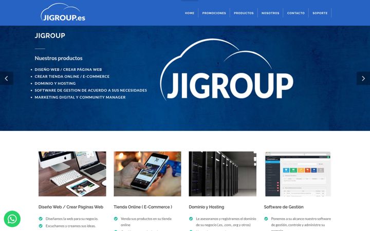 Screenshot of jigroup.es