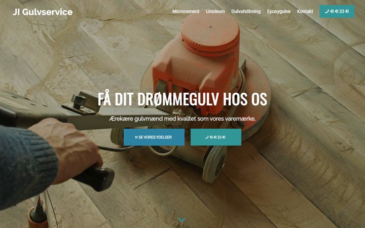 Screenshot of jigulvservice.dk