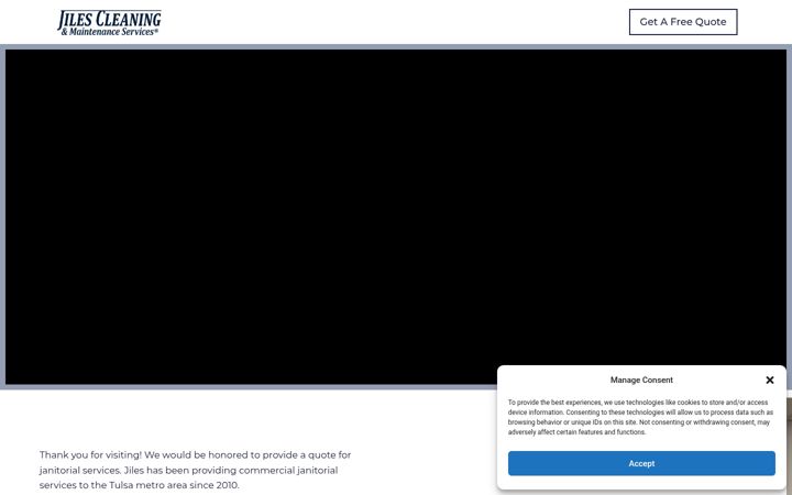 Screenshot of jilescleaning.com