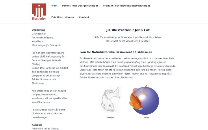 Screenshot of jilill.se