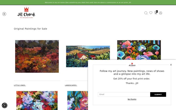 Screenshot of jillcharuk.com