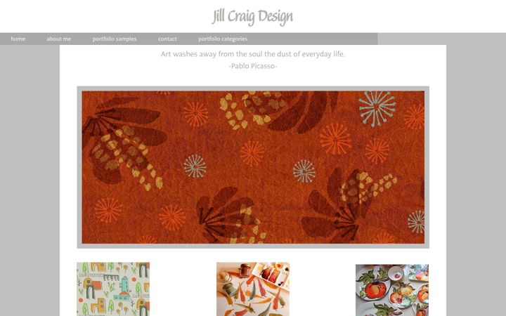Screenshot of jillcraigdesign.net