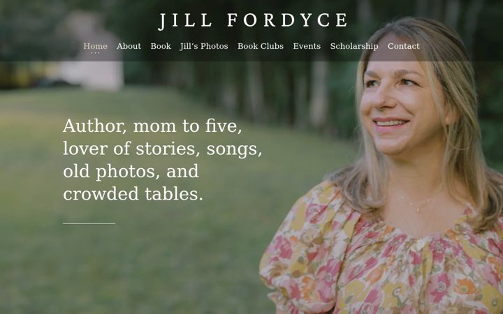 Screenshot of jillfordyce.com