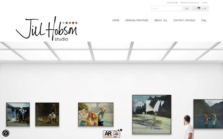 Screenshot of jillhobson.com