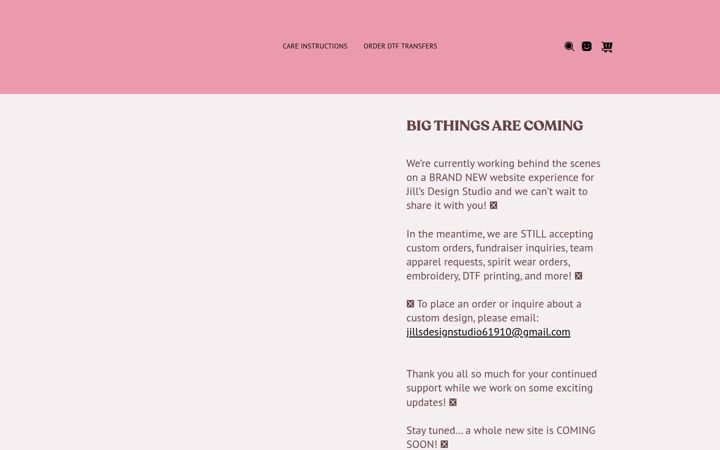 Screenshot of jillsdesignstudio61910.com