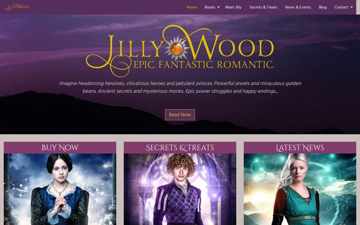 Screenshot of jillywood.com