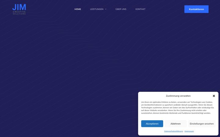 Screenshot of jim-creative.de