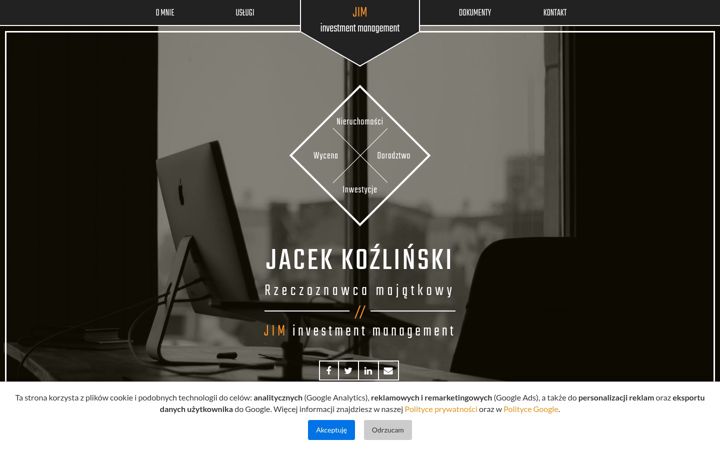 Screenshot of jim-im.pl