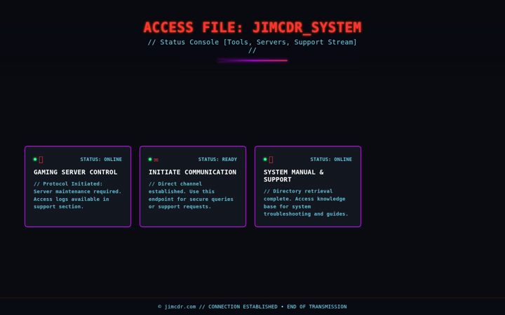 Screenshot of jimcdr.com