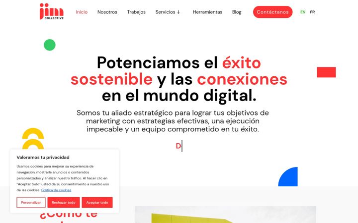 Screenshot of jimcollective.com