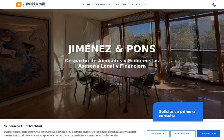 Screenshot of jimenezpons.com