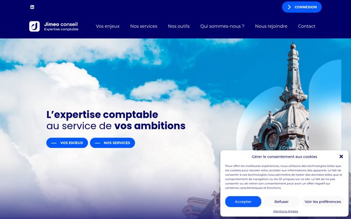 Screenshot of jimeo-conseil.fr
