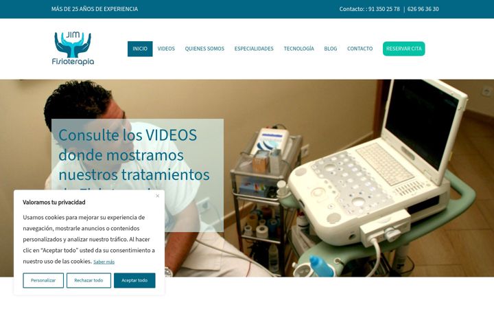 Screenshot of jimfisioterapia.com