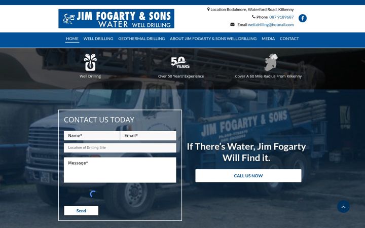 Screenshot of jimfogartywelldrilling.com