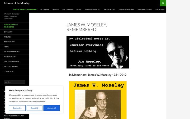 Screenshot of jimmoseley.com