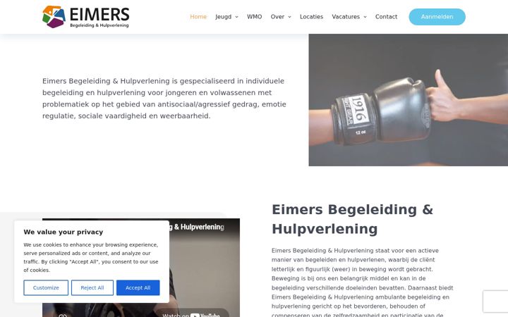 Screenshot of jimmyeimers.nl