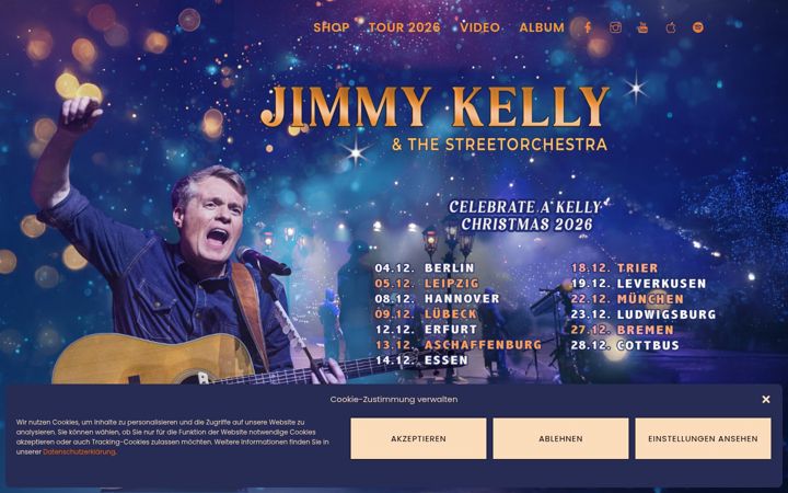Screenshot of jimmykelly.de