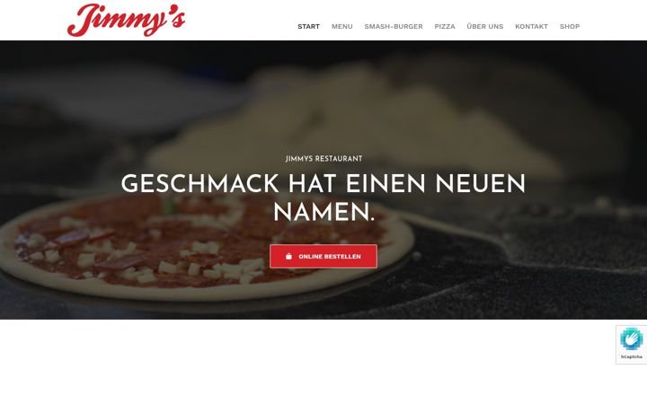 Screenshot of jimmys-restaurant.ch