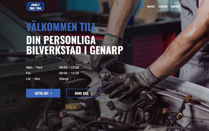 Ekraanipilt saidist jimmysdackomek.se