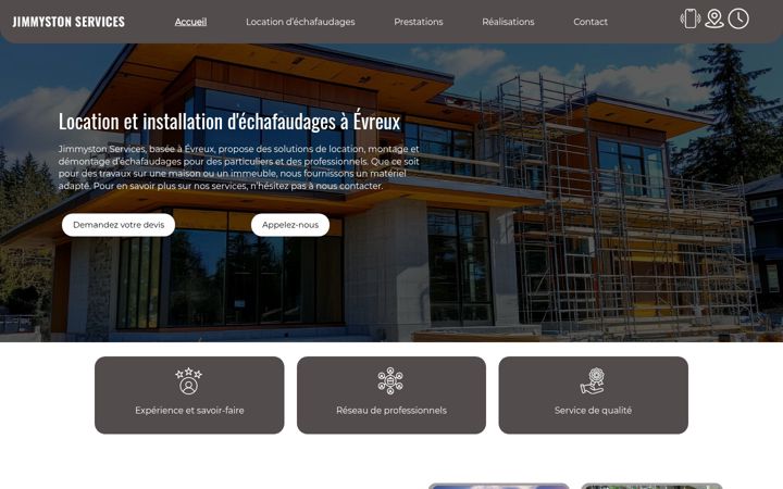Screenshot of jimmystonservices.fr