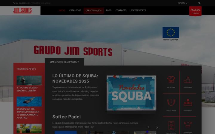 Screenshot of jimsports.com