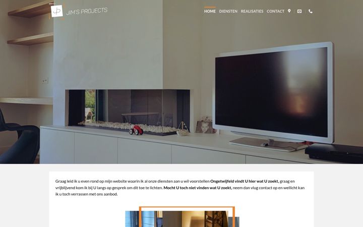Screenshot of jimsprojects.be