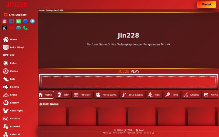 Screenshot of jin228.org