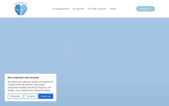 Screenshot of jinanetherapiestcc.fr