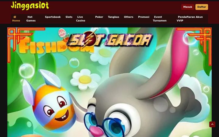 Screenshot ta' jinggaslot.com