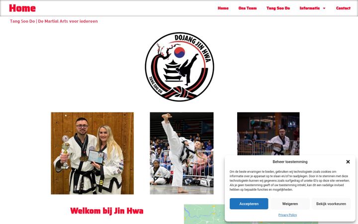Screenshot of jinhwa.nl