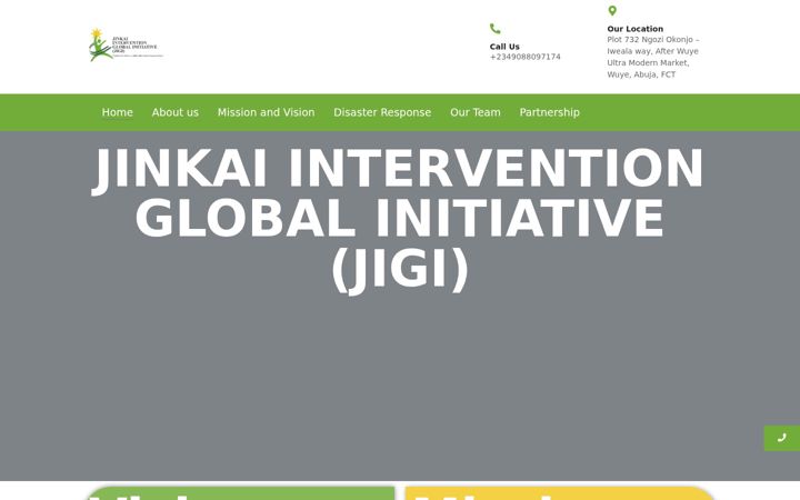 Screenshot of jinkaiglobal.org