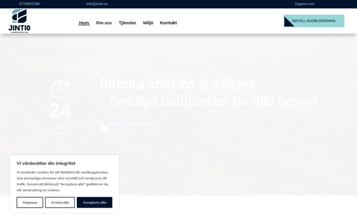 Screenshot of jintio.se