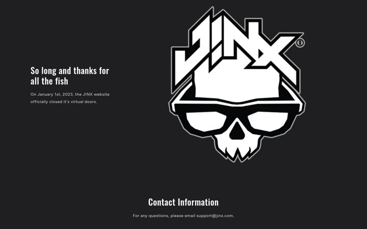 Screenshot of jinx.com
