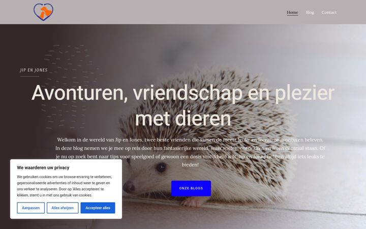 Screenshot of jipenjones.nl