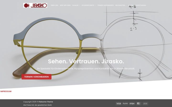 Screenshot of jirasko.at