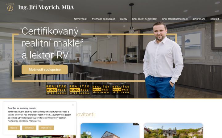 Screenshot of jiri-mayrich.cz