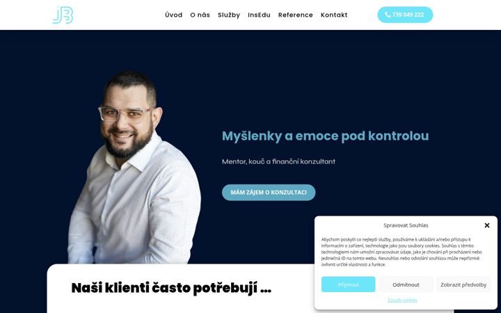 Screenshot of jiribajza.cz