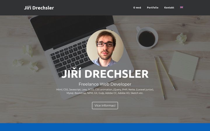 Screenshot of jiridrechsler.cz
