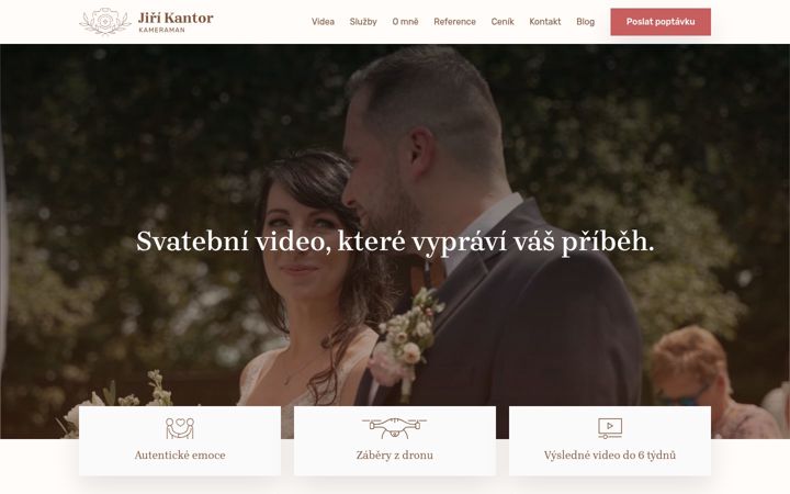 Screenshot of jirikantor.cz