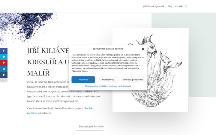 Screenshot of jirikilianek.cz