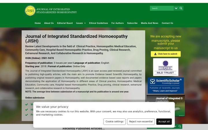 Screenshot of jish-mldtrust.com