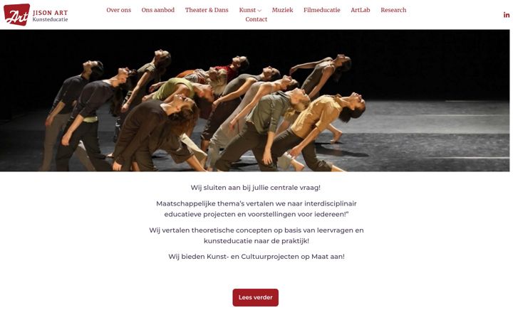 Screenshot of jisonart.nl