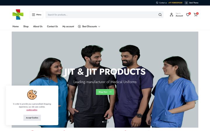 Screenshot of jitandjit.com