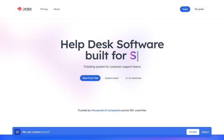 Screenshot of jitbit.com