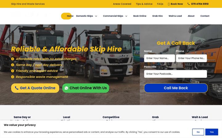 Screenshot of jitskiphire.co.uk