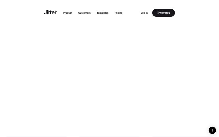 Screenshot of jitter.video