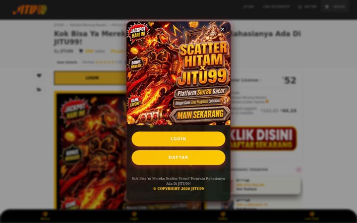 Screenshot of jitu99slots.com
