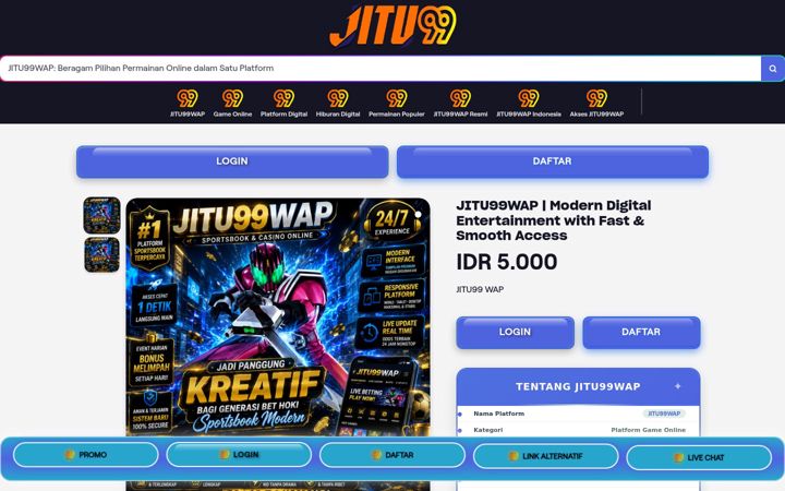 Screenshot of jitu99wap.com
