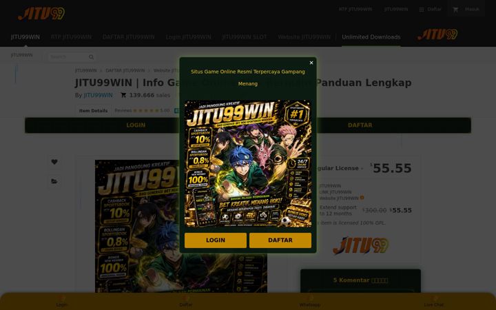 Screenshot of jitu99win.net