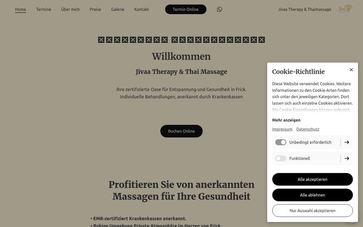 Screenshot of jivaa-therapy-thaimassage.ch